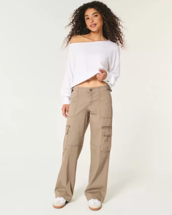 Low-Rise Baggy Cargo Pants Low-Rise Baggy Cargo Pants