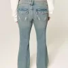 Low-Rise Butterfly Brodery Medium Wash Bootcut Jeans Low-Rise Butterfly Brodery Medium Wash Bootcut Jeans