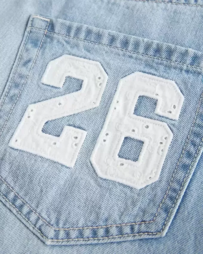 Low-Rise Class of ’26 Denim Mini Skort Low-Rise Class of ’26 Denim Mini Skort