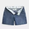 Low-Rise Dark Wash Baggy jeansshorts 5″ Low-Rise Dark Wash Baggy jeansshorts 5″