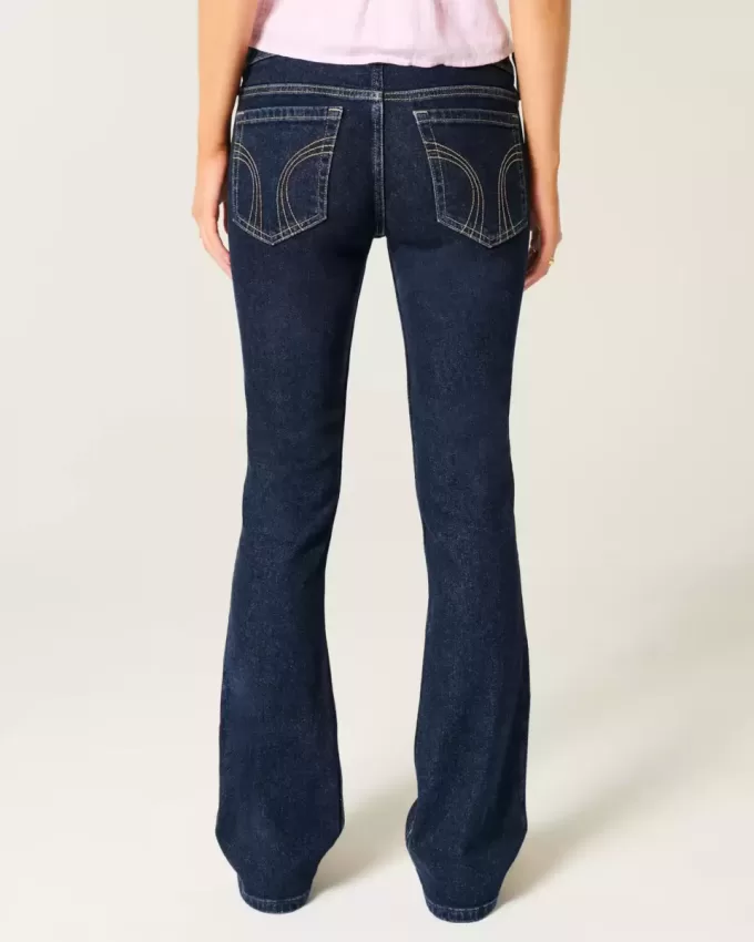Low-Rise Dark Wash Bootcut-jeans Low-Rise Dark Wash Bootcut-jeans