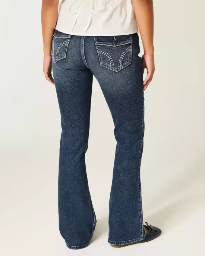 Low-Rise Dark Wash Bootcut-jeans Low-Rise Dark Wash Bootcut-jeans