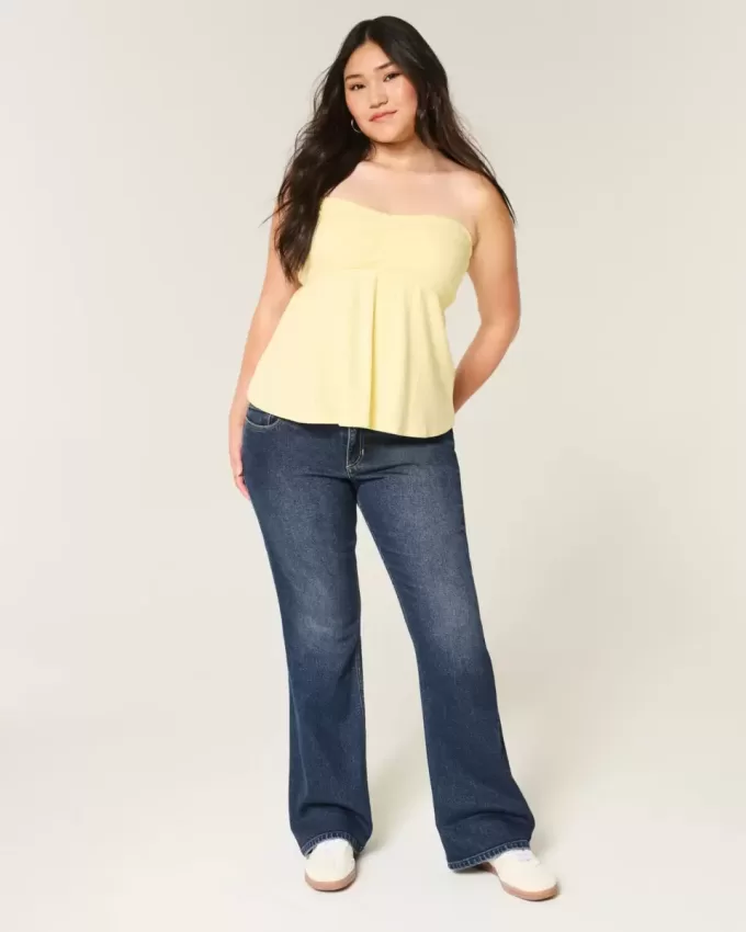 Low-Rise Dark Wash Bootcut-jeans Low-Rise Dark Wash Bootcut-jeans