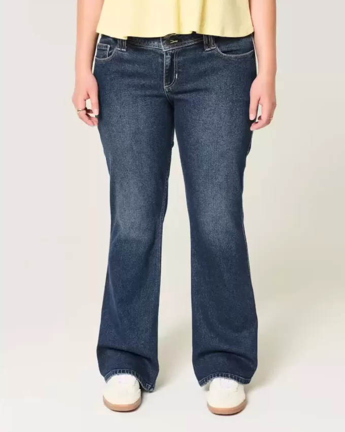 Low-Rise Dark Wash Bootcut-jeans Low-Rise Dark Wash Bootcut-jeans