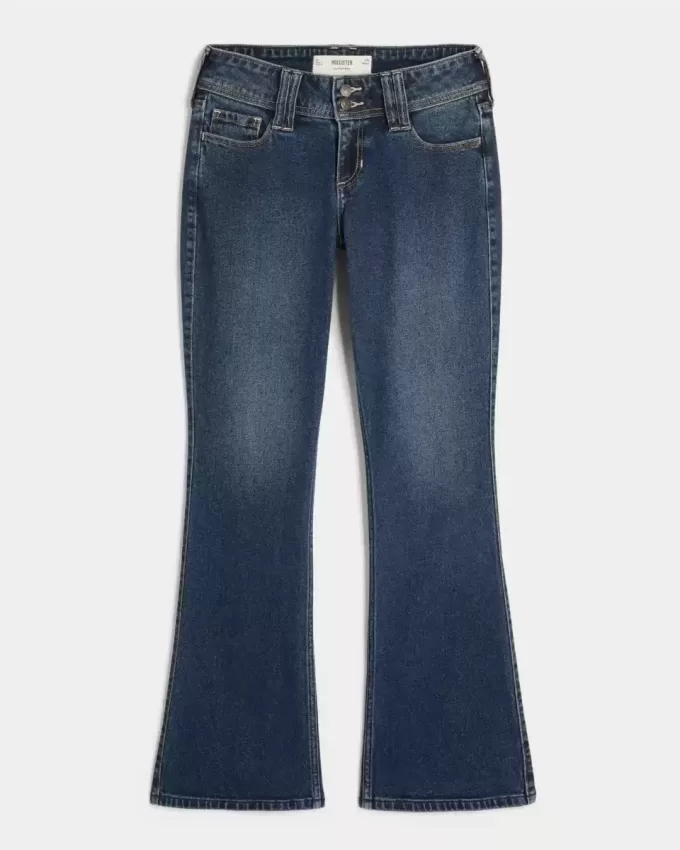 Low-Rise Dark Wash Bootcut-jeans Low-Rise Dark Wash Bootcut-jeans