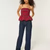 Low-Rise Dark Wash Loose jeans