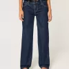 Low-Rise Dark Wash Loose jeans