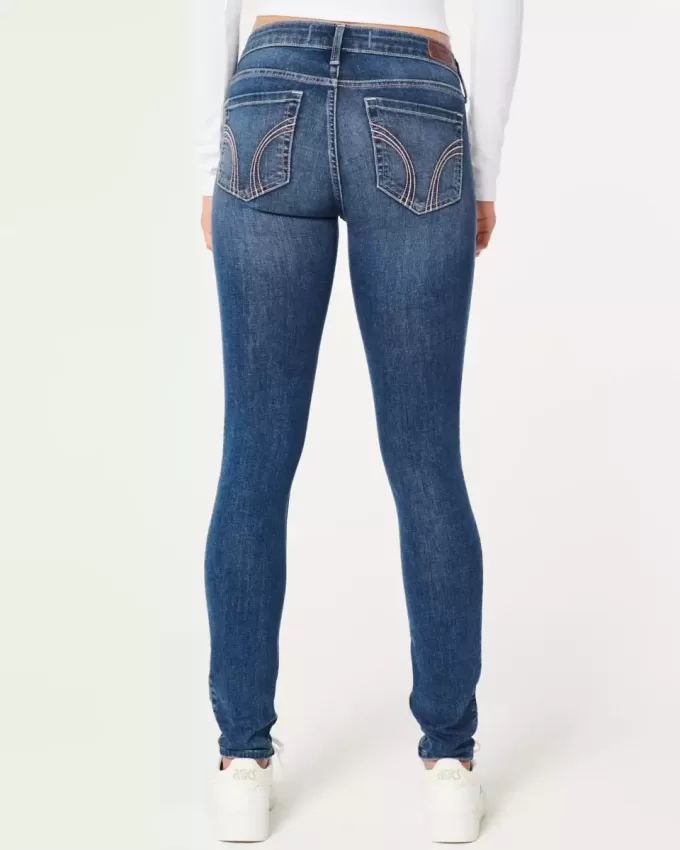 Low-Rise Dark Wash Super Skinny Jeans Low-Rise Dark Wash Super Skinny Jeans
