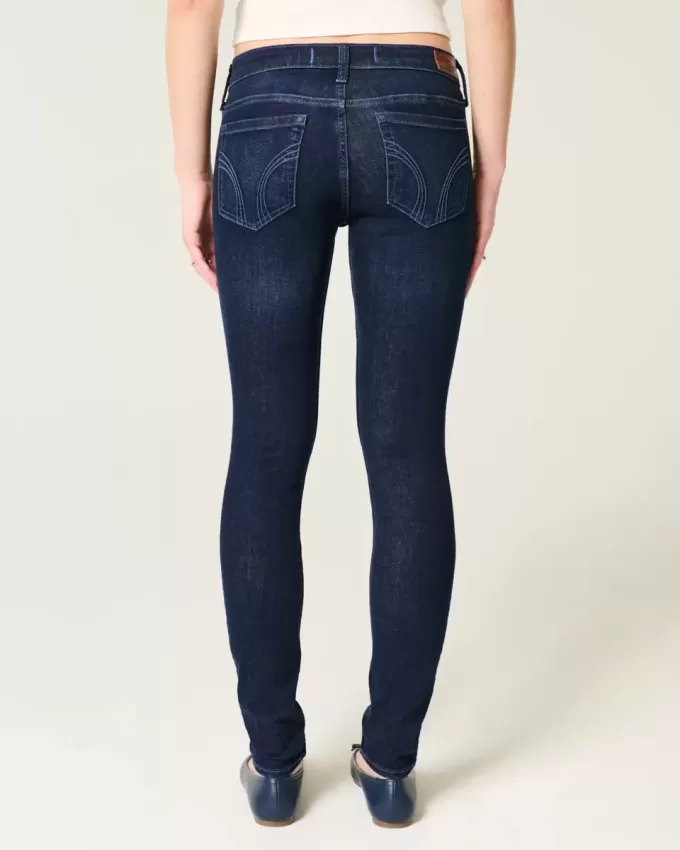 Low-Rise Dark Wash Super Skinny Jeans Low-Rise Dark Wash Super Skinny Jeans