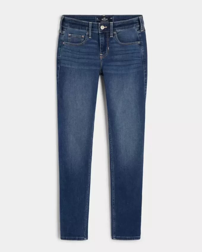 Low-Rise Dark Wash Super Skinny Jeans Low-Rise Dark Wash Super Skinny Jeans