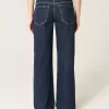 Low-Rise Dark Wash Vikbar midja Baggy jeans Low-Rise Dark Wash Vikbar midja Baggy jeans