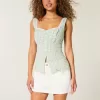 Low-Rise Denim Mini Skort Low-Rise Denim Mini Skort