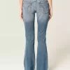 Low-Rise Distressed Medium Wash Bootcut-jeans Low-Rise Distressed Medium Wash Bootcut-jeans