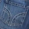 Low-Rise Dubbade Denim Mini Skort Low-Rise Dubbade Denim Mini Skort