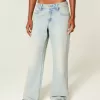 Low-Rise Justerbar Midja Lätt Tvätta Baggy Jeans Low-Rise Justerbar Midja Lätt Tvätta Baggy Jeans