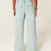 Low-Rise Justerbar Midja Lätt Tvätta Baggy Jeans Low-Rise Justerbar Midja Lätt Tvätta Baggy Jeans
