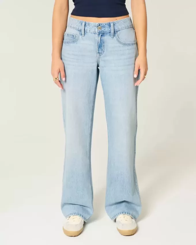 Low-Rise Light Wash Baggy Jeans Low-Rise Light Wash Baggy Jeans