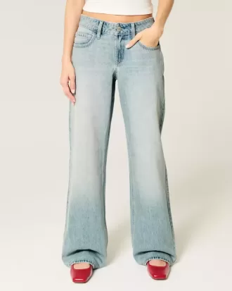 Low-Rise Light Wash Baggy Jeans Low-Rise Light Wash Baggy Jeans