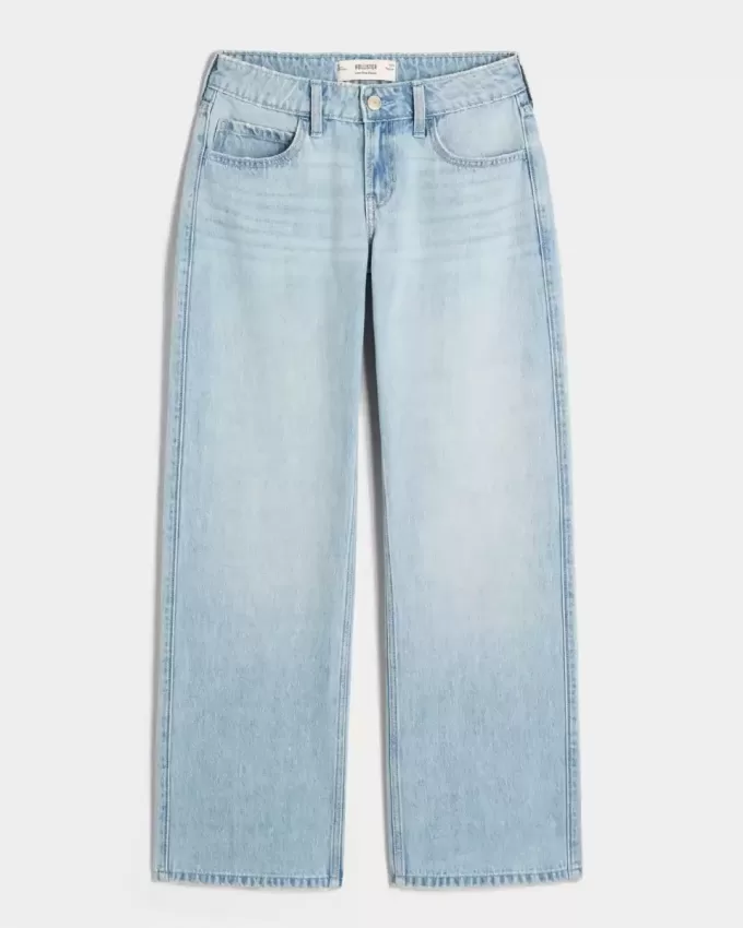 Low-Rise Light Wash Baggy Jeans Low-Rise Light Wash Baggy Jeans