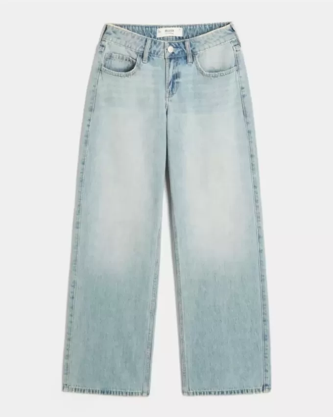 Low-Rise Light Wash Baggy Jeans Low-Rise Light Wash Baggy Jeans
