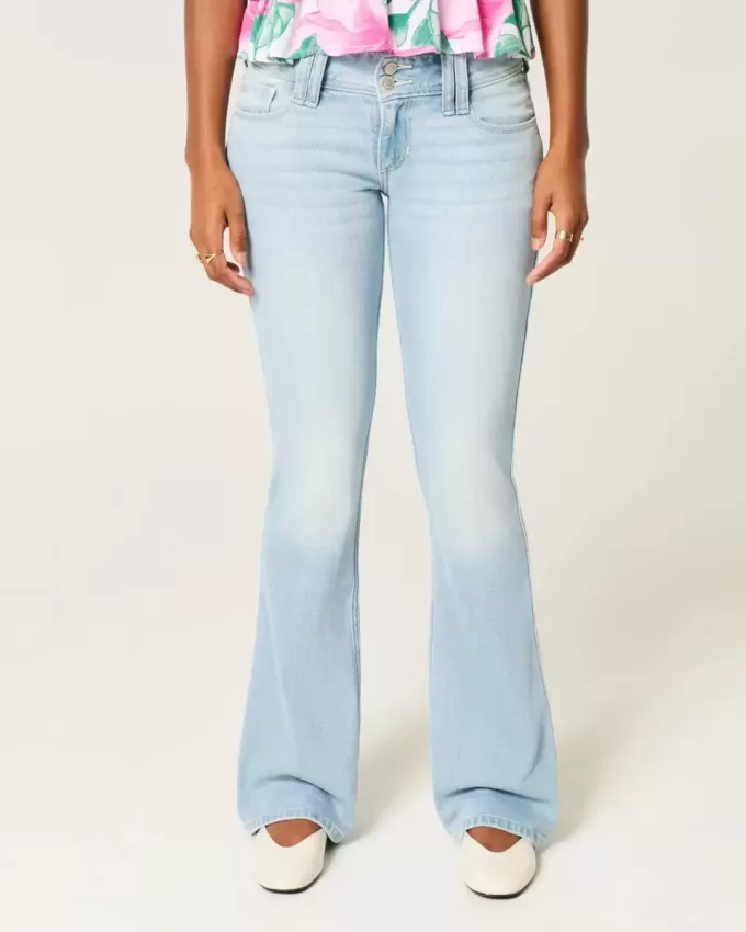 Low-Rise Light Wash Bootcut-jeans Low-Rise Light Wash Bootcut-jeans