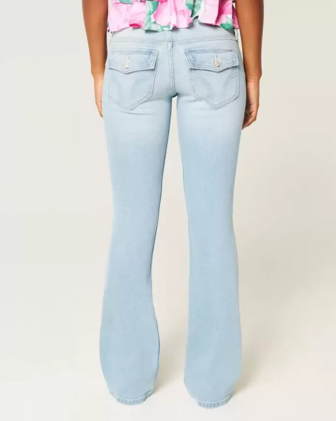 Low-Rise Light Wash Bootcut-jeans Low-Rise Light Wash Bootcut-jeans