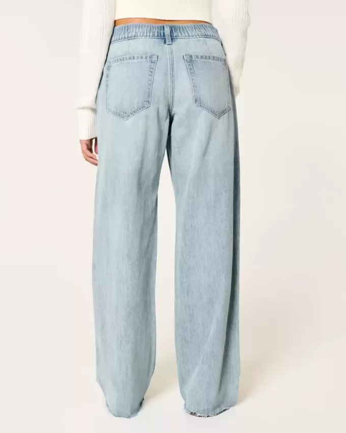 Low-Rise Light Wash Comfort Midjeband Baggy Jeans Low-Rise Light Wash Comfort Midjeband Baggy Jeans