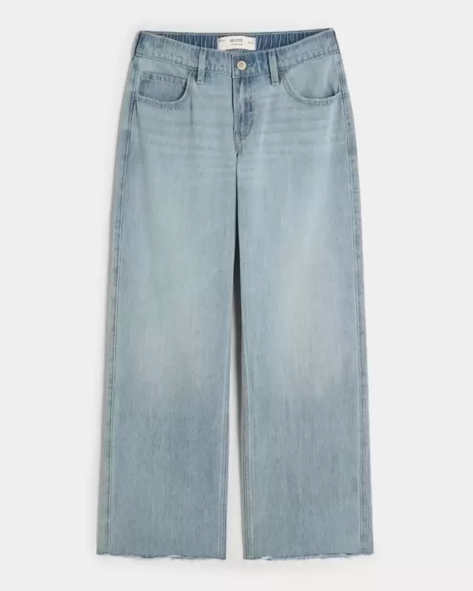 Low-Rise Light Wash Comfort Midjeband Baggy Jeans Low-Rise Light Wash Comfort Midjeband Baggy Jeans