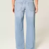 Low-Rise Light Wash Dubbade rosetter Baggy jeans Low-Rise Light Wash Dubbade rosetter Baggy jeans