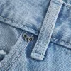 Low-Rise Light Wash Dubbade rosetter Baggy jeans Low-Rise Light Wash Dubbade rosetter Baggy jeans