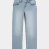 Low-Rise Light Wash Relaxed Straight Jeans Low-Rise Light Wash Relaxed Straight Jeans