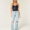 Low-Rise Light Wash Ripped Loose jeans Low-Rise Light Wash Ripped Loose jeans