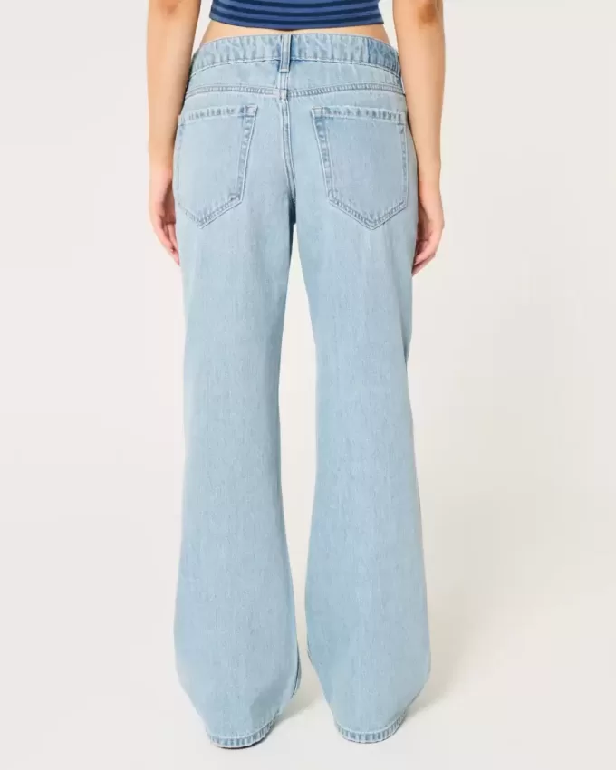 Low-Rise Medium Wash Baggy Jeans Low-Rise Medium Wash Baggy Jeans