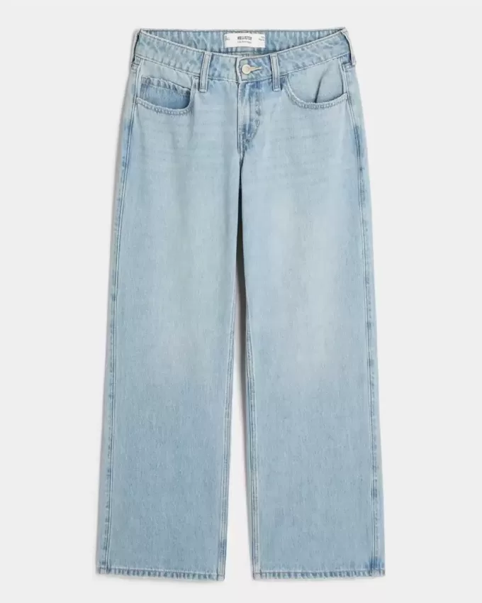Low-Rise Medium Wash Baggy Jeans Low-Rise Medium Wash Baggy Jeans