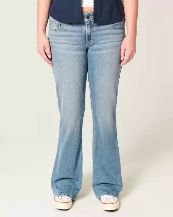 Low-Rise Medium Wash Bootcut Jeans Low-Rise Medium Wash Bootcut Jeans