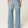 Low-Rise Medium Wash Butterfly Graphic Baggy Jeans Low-Rise Medium Wash Butterfly Graphic Baggy Jeans