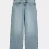 Low-Rise Medium Wash Butterfly Graphic Baggy Jeans Low-Rise Medium Wash Butterfly Graphic Baggy Jeans