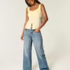 Low-Rise Medium Wash Los Angeles Graphic Baggy Jeans Low-Rise Medium Wash Los Angeles Graphic Baggy Jeans