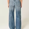 Low-Rise Medium Wash Star Graphic Baggy Jeans Low-Rise Medium Wash Star Graphic Baggy Jeans