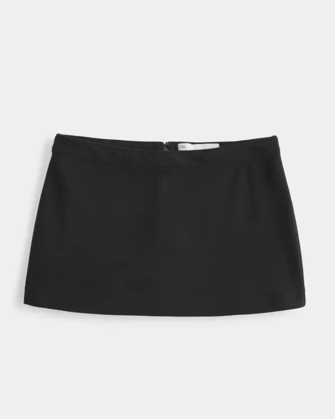 Low-Rise Ponte A-Line Mini Skort Low-Rise Ponte A-Line Mini Skort