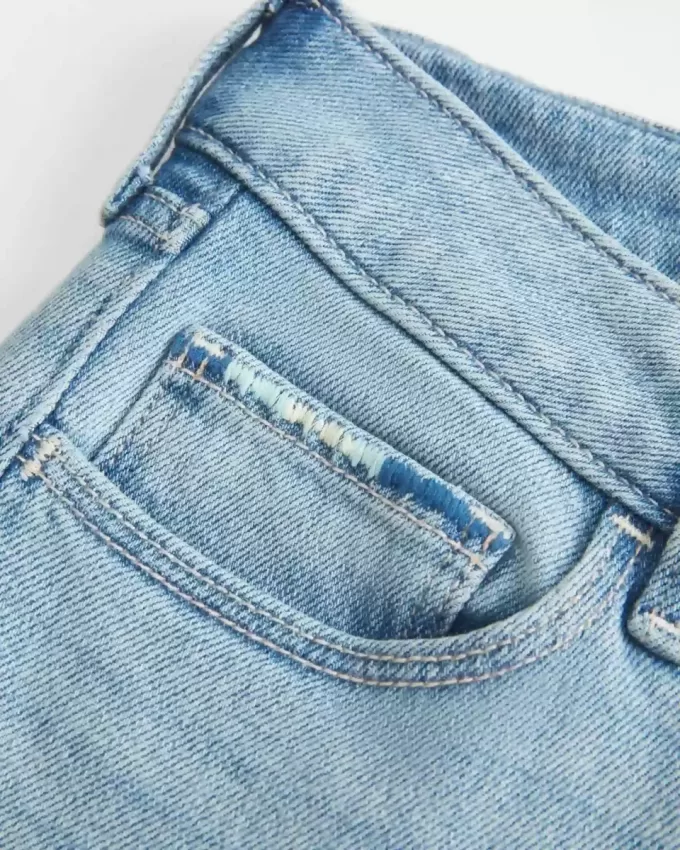 Low-Rise Ripped Light Wash Broderade Bootcut-jeans Low-Rise Ripped Light Wash Broderade Bootcut-jeans