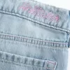 Low-Rise Ripped Light Wash Graphic Baggy Jeans Low-Rise Ripped Light Wash Graphic Baggy Jeans
