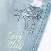 Low-Rise Ripped Light Wash Graphic Baggy Jeans Low-Rise Ripped Light Wash Graphic Baggy Jeans