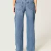 Low-Rise Ripped Medium Wash Loose Jeans Low-Rise Ripped Medium Wash Loose Jeans