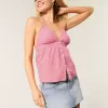 Low-Rise Star Broderad Denim Mini Skort Low-Rise Star Broderad Denim Mini Skort