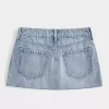 Low-Rise Star Broderad Denim Mini Skort Low-Rise Star Broderad Denim Mini Skort