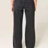 Low-Rise tvättade svarta baggy jeans Low-Rise tvättade svarta baggy jeans