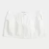 Low-Rise White Denim Mini Skort Low-Rise White Denim Mini Skort