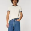 Lösa jeansshorts ovanför knäet Lösa jeansshorts ovanför knäet