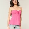 Lätt axelbandslös Babydoll Top